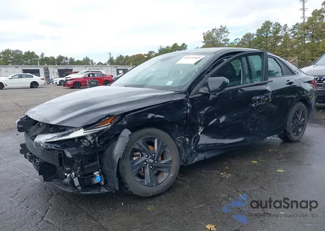 2021 Hyundai Elantra Sel z USA, uszkodzony, nr VIN 5NPLS4AGXMH052030